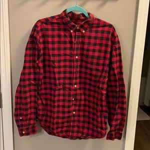 Red J Crew Flannel